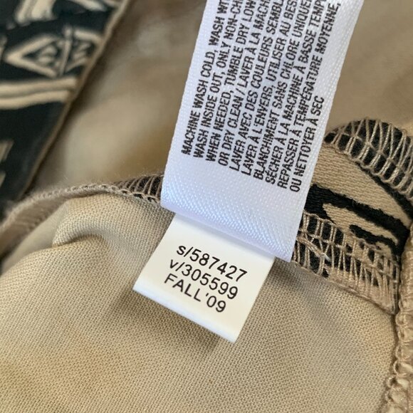 Gap Vena Cava Khaki Sleeveless Haleter Mini Dress Tan Black Beige Bohemian Boho - Picture 13 of 16